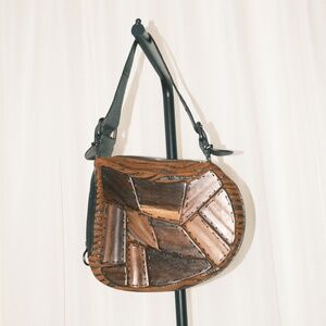 RARE FENDI WOODEN OYSTER BAG (2002)